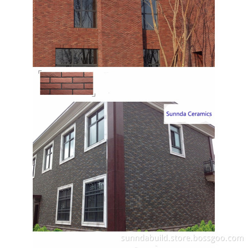 Inkjet Matt Glazed Exterior Wall Tile with Rustic Design,Building Material Ceramic Wall Stone Exterior Wall Tiles